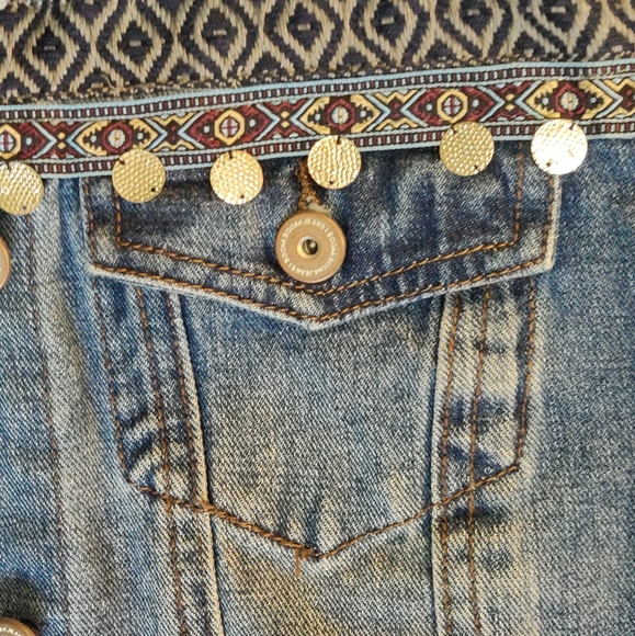 Boomboom Jean Jacket with Designs M - Picture 5 of 5